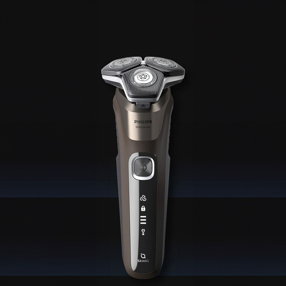 필립스 SkinIQ 5000 시리즈 면도기 레더 브라운 S5886/31