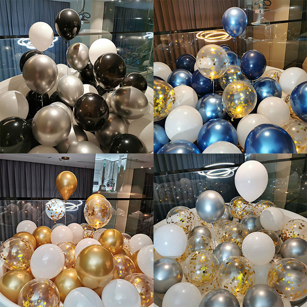 뷰라뷰 파티풍선 50P 세트 (공기펌프 + 10m 리본 포함) 23종 택1