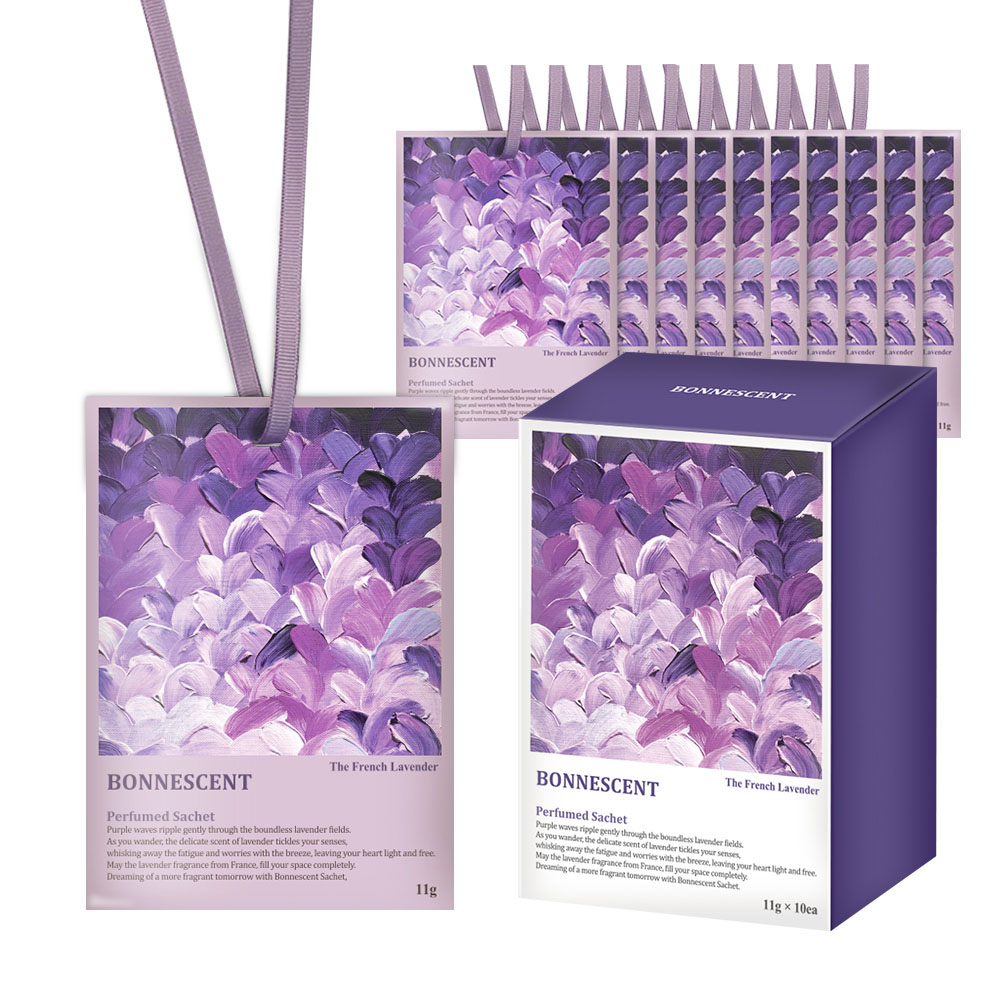 보네센트 샤쉐 방향탈취제 옷장방향제 더프렌치라벤더 11g x 10개(스트링타입)