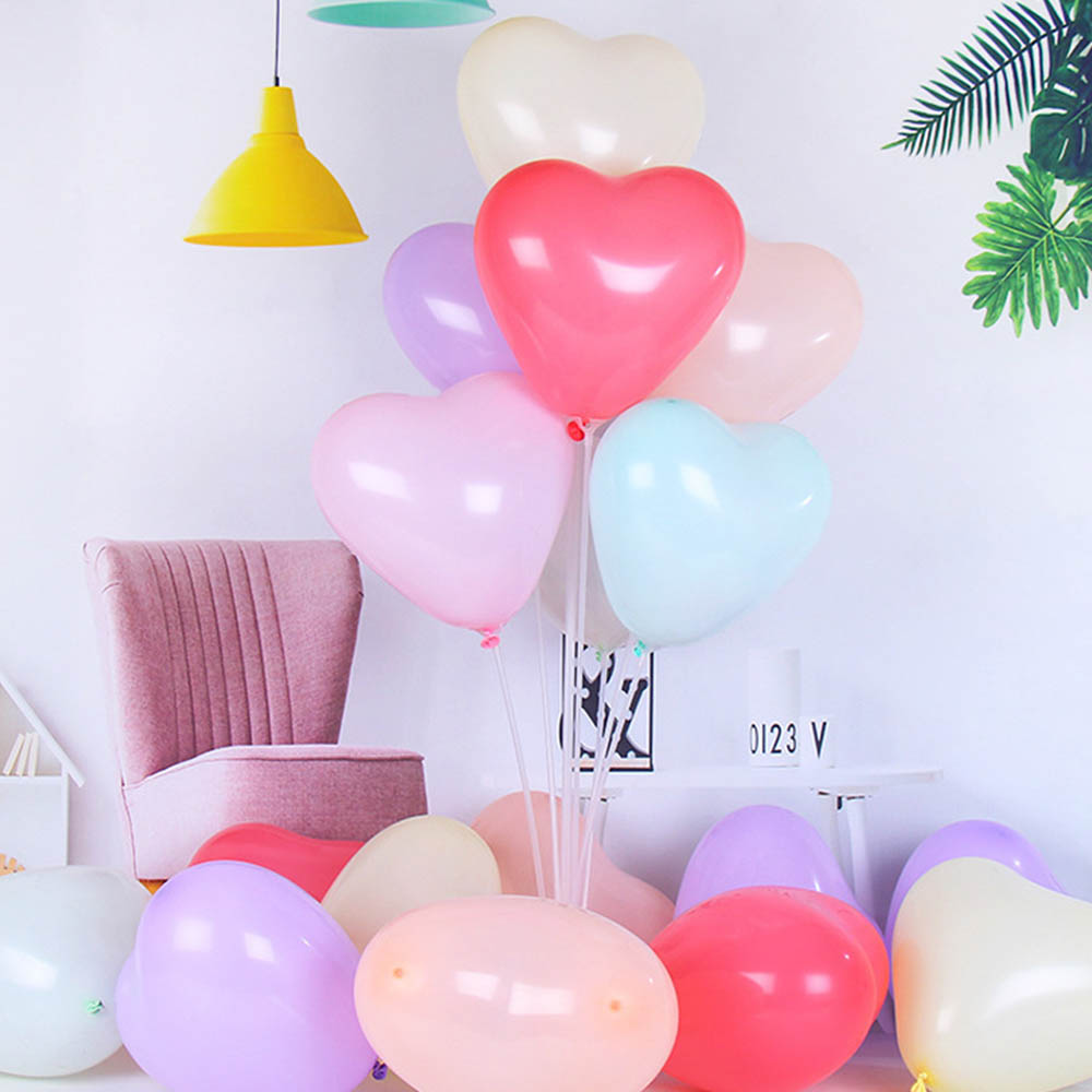 뷰라뷰 마카롱 하트 풍선 200P