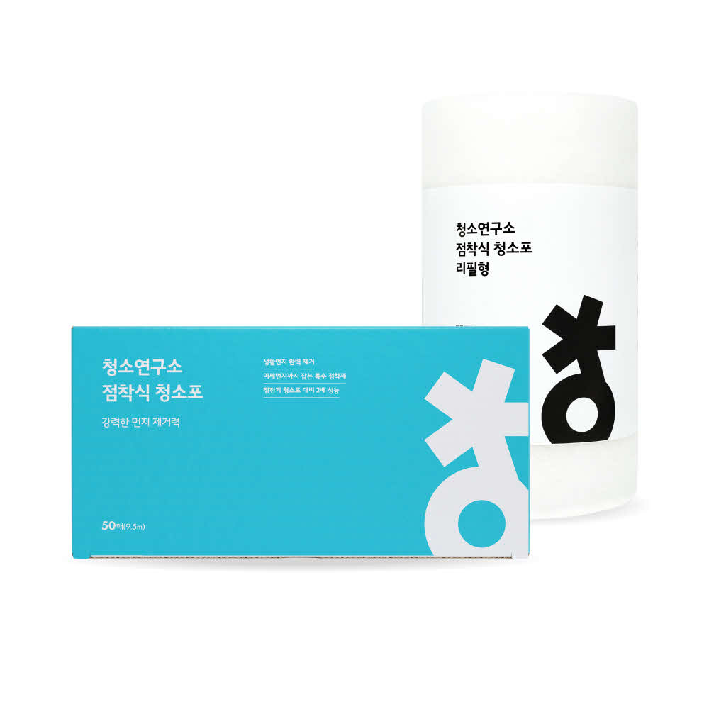 청소연구소 국내생산 점착식 청소포 144매 (1박스 72매 +리필 72매)