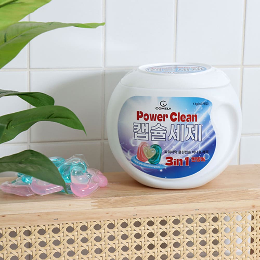 코멜리 캡슐세제 라벤더향 13g (40개입) 3 in 1 (세탁세제+섬유유연제+탈취제)