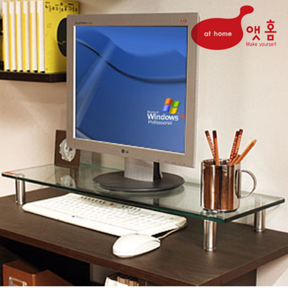 앳홈 정품 강화유리 받침대(70x24) AMT-YGD