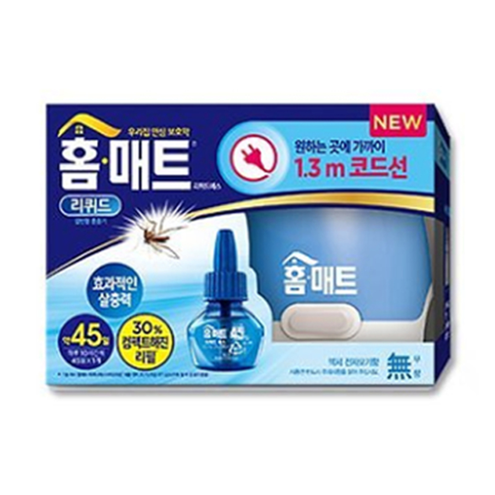 헨켈 홈키파 홈매트 리퀴드 [코드형 훈증기+29ml 45일] x 1개