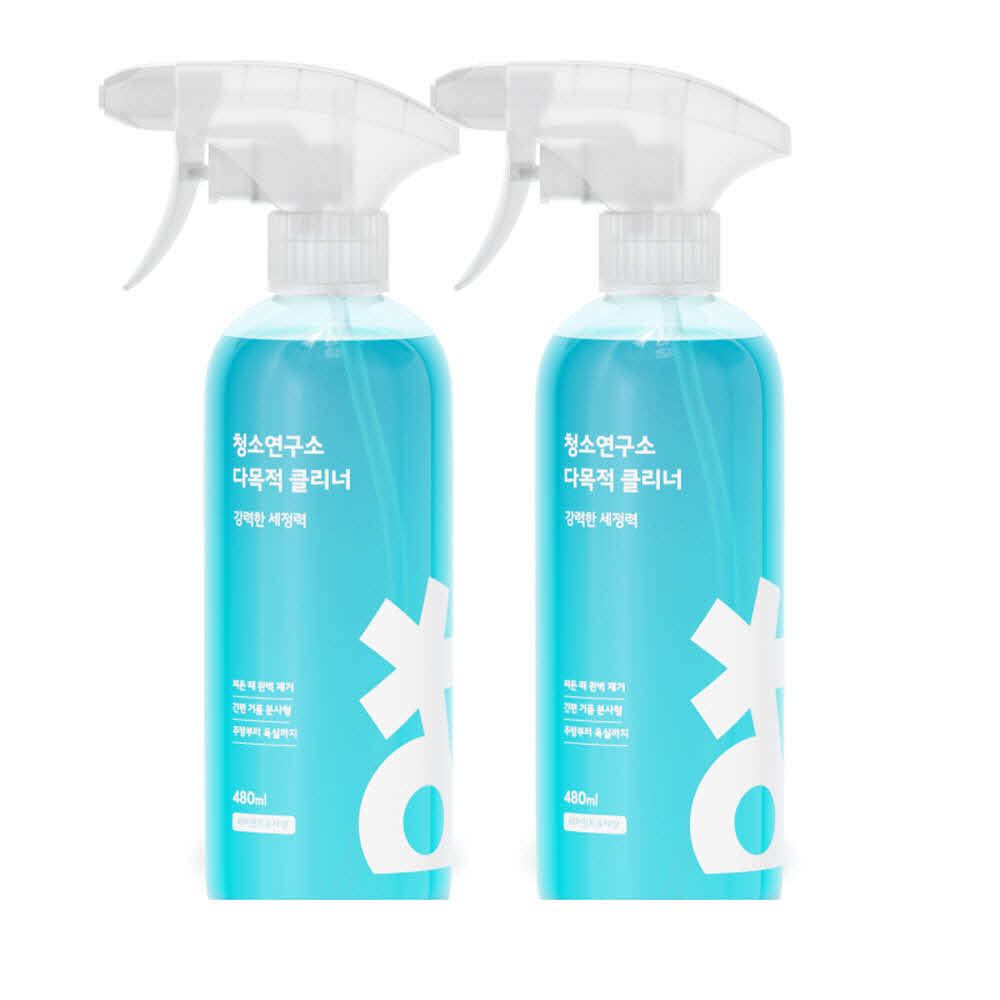 청소연구소 국내생산 다목적 클리너 (480ml*2개)