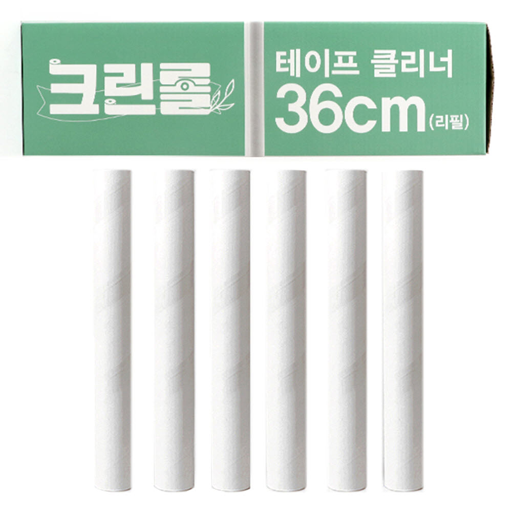 크린롤 초대형 36cm 돌돌이 리필 60매 x 6개 세트