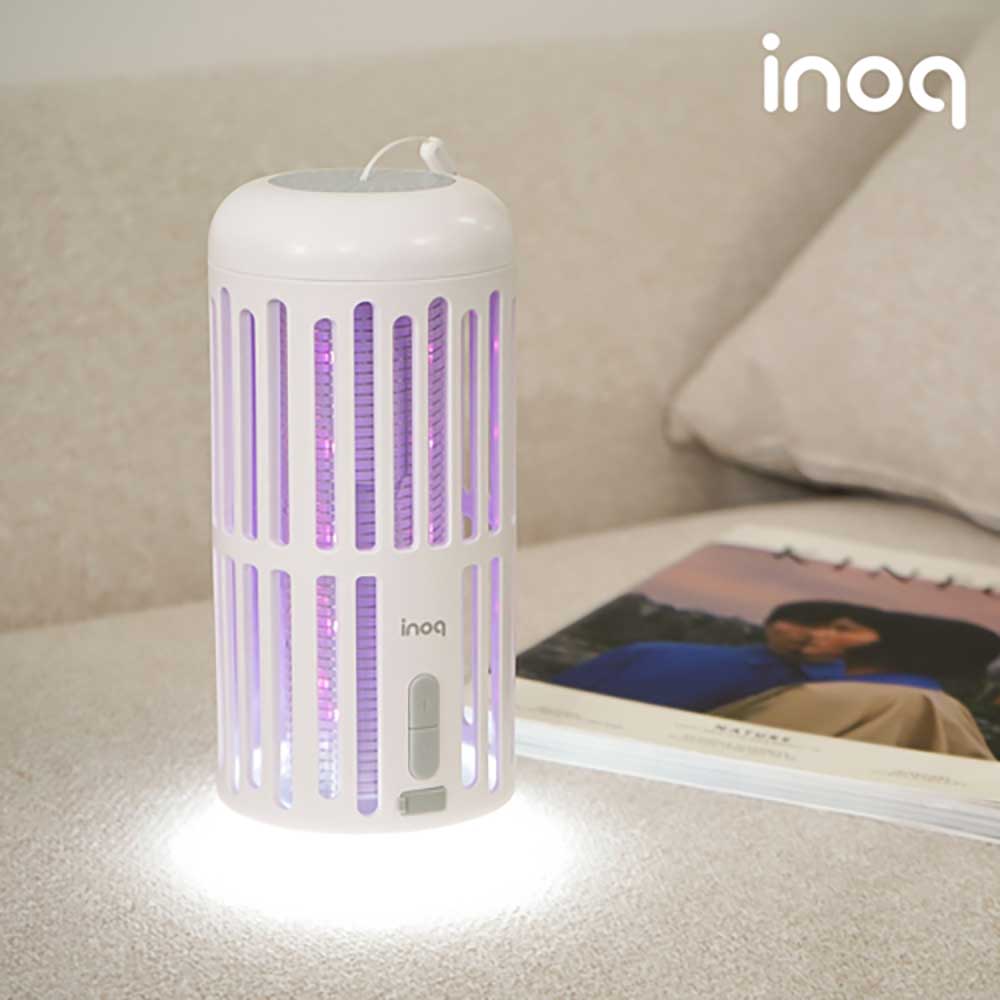 [이노크아든] 2배 빅사이즈 2in1 충전 무선 캠핑 랜턴 겸용 모기 퇴치기 IA-iB900