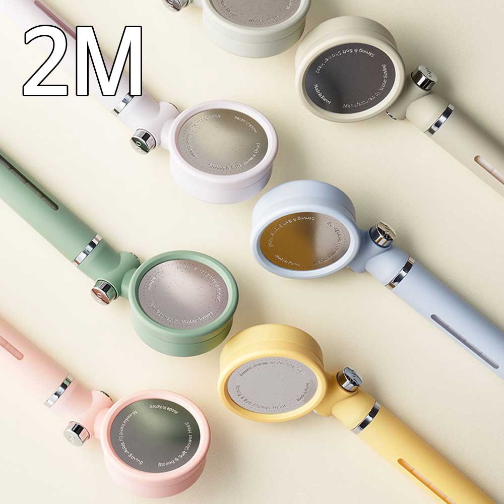 [톤앤샤워]설치가 간편한 온오프 원터치 컬러필터샤워헤드 세트 2M