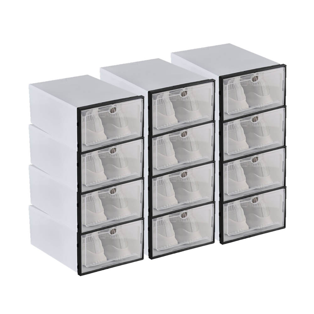 MAME 조립식 신발정리함 소형 12개 1세트(블랙)