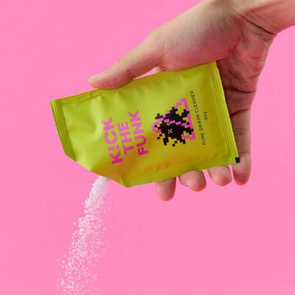 킥더펑크 드레인펑 배수구 클리너(4개입)