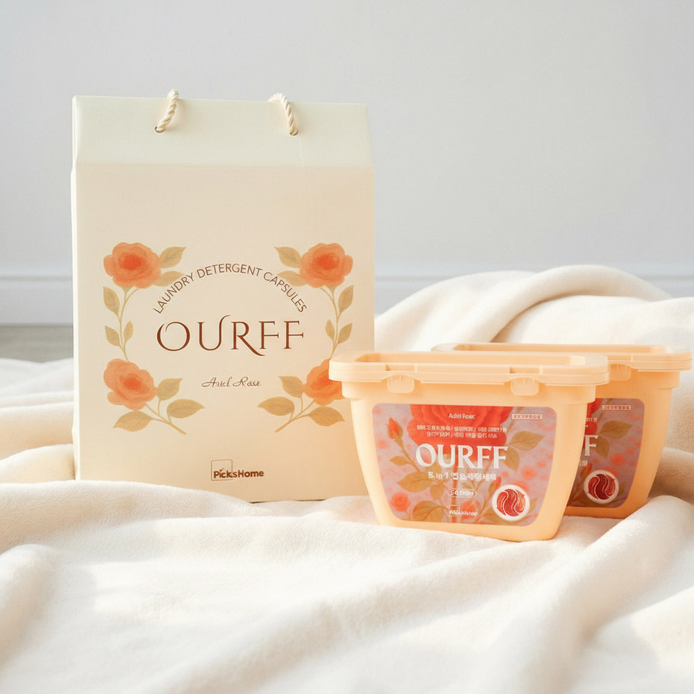 [픽앤홈] 아워프 선물세트 1세트 /캡슐세제+세탁망