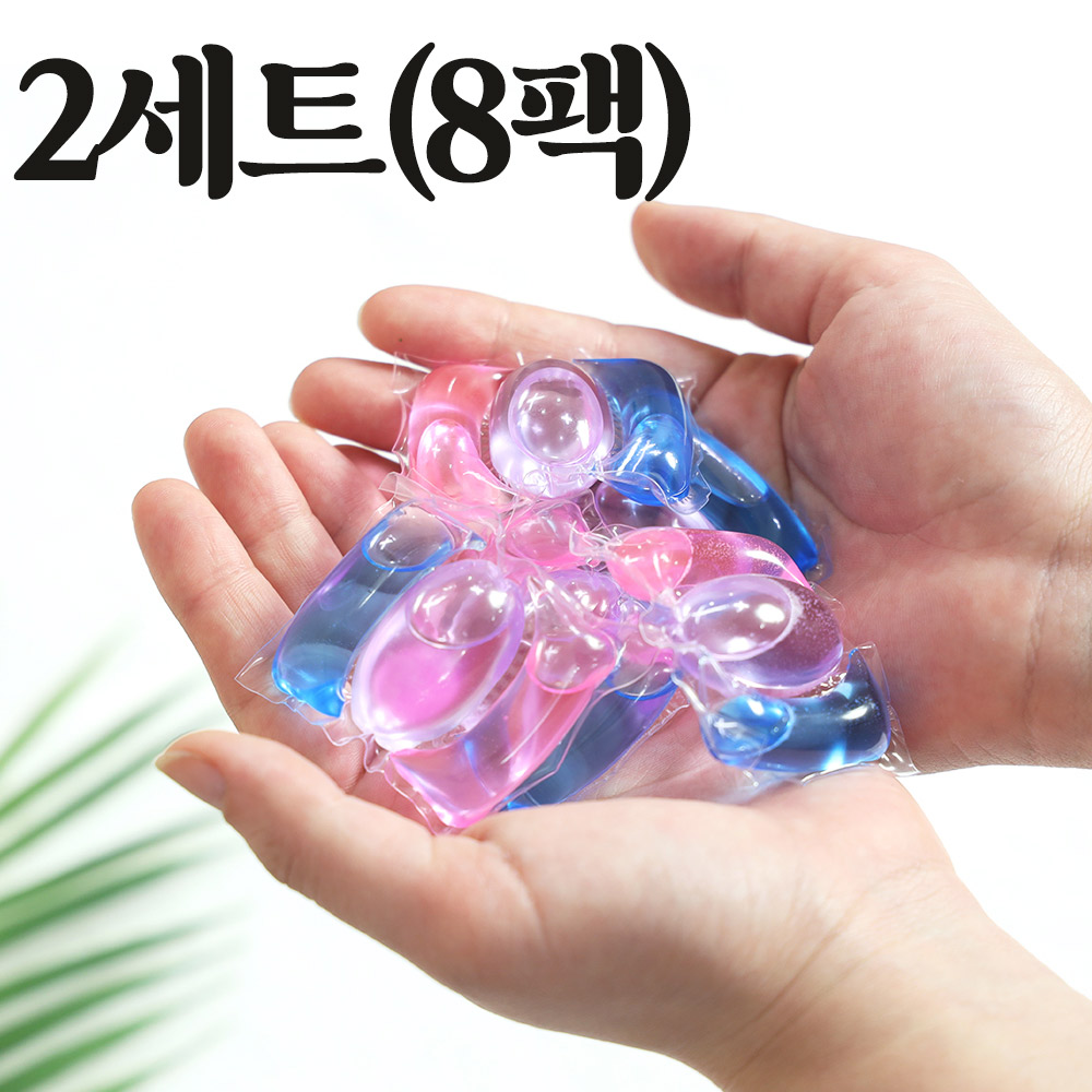 때빼고 냄새싹 세탁조 청소캡슐 2세트 8팩