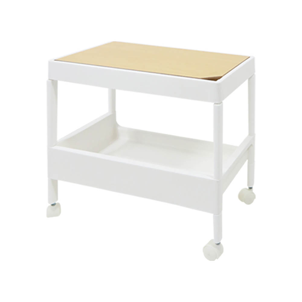 [기간한정특가/2월까지]MAME 이동식 트롤리 수납선반 2단