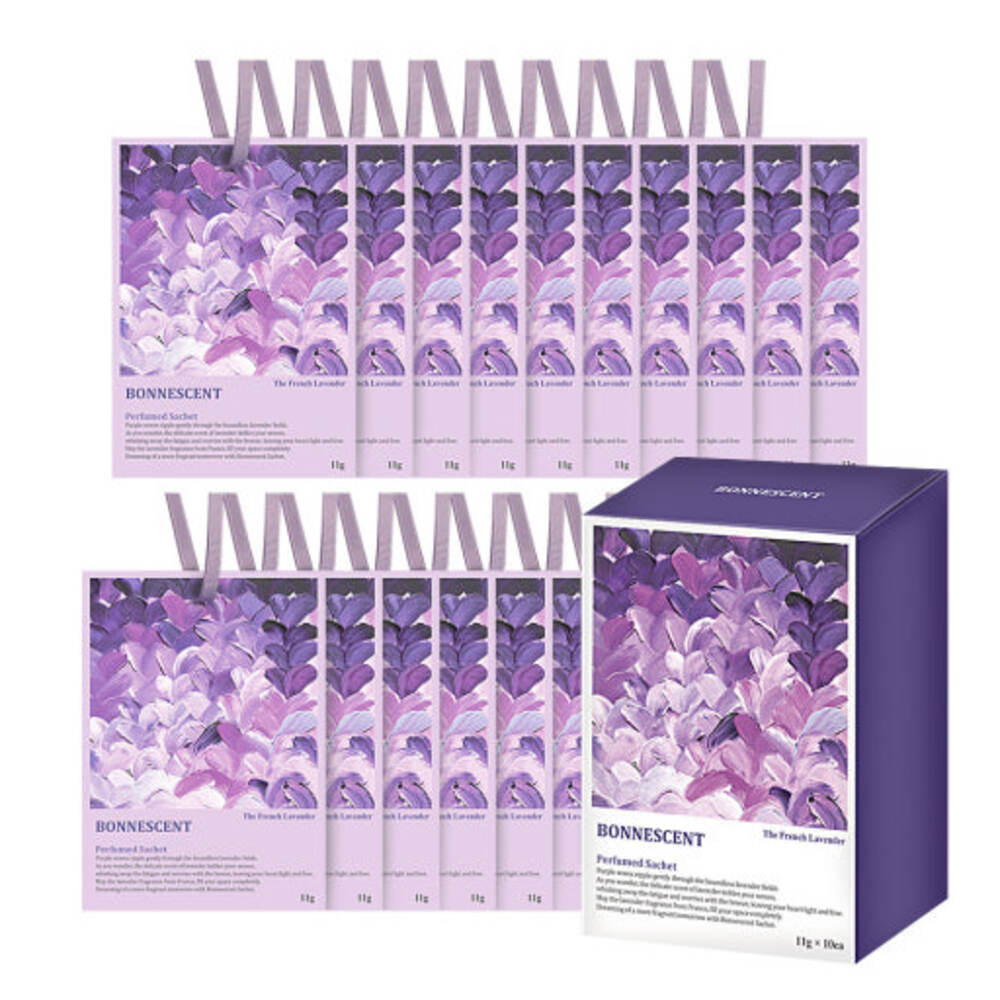 보네센트 샤쉐 방향탈취제 더프렌치라벤더 11g x 20개(스트링타입) +11g x 2개 증정