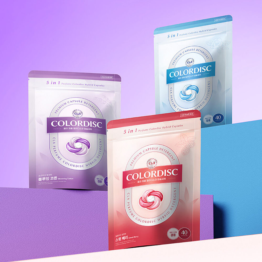 클라 5in1 컬러디스크 캡슐세제 3팩(120개입)