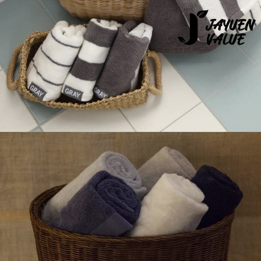 자연밸류 APK 모달타월 + 코마사 호텔타월 8개입 (170g 5개+180g 3개) EP-APK-8p