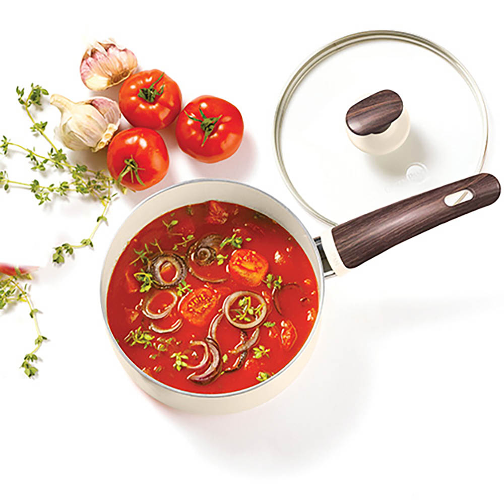 그린팬 우드비 세라믹코팅 편수뚜껑 냄비16cm CC000821-013