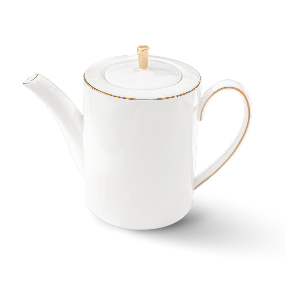 프리미엄 본차이나 티팟/주전자 티파티 (골드) 1000ml