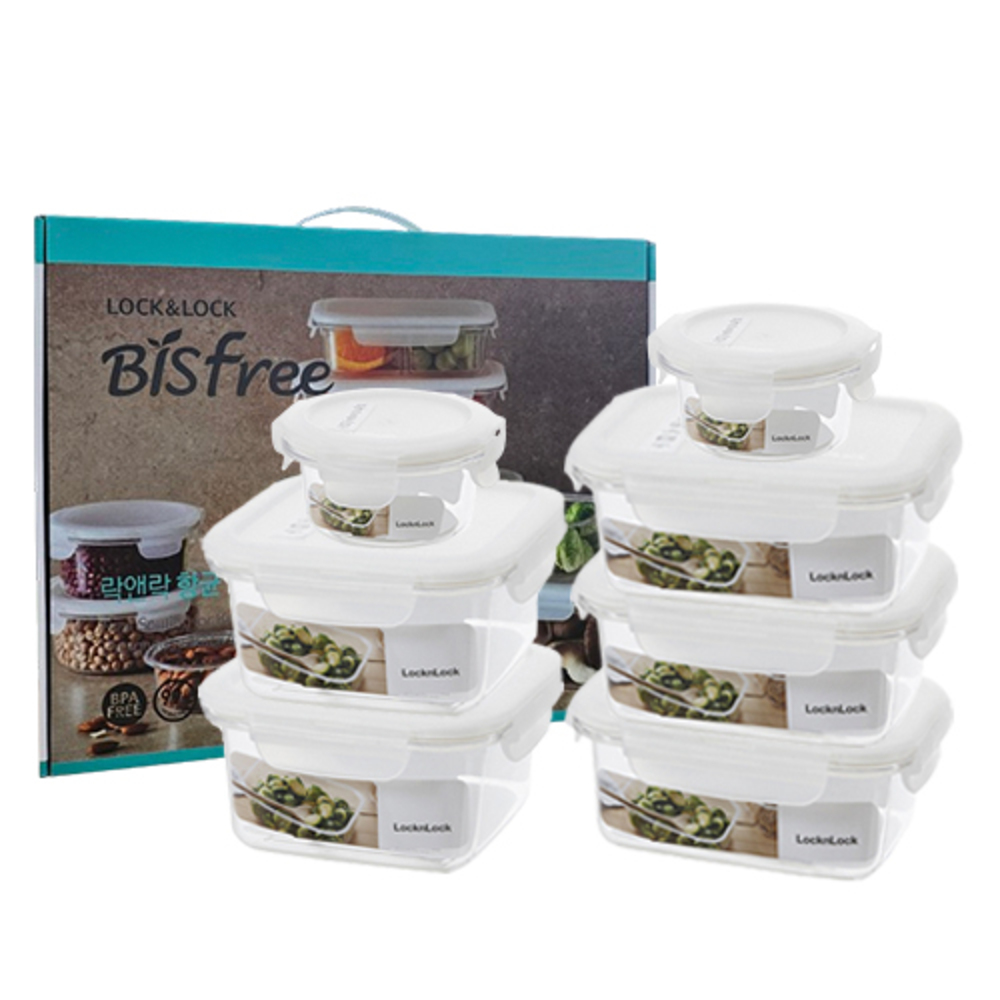 락앤락 비스프리 테이블탑 트라이탄 7종세트 380ml*3 500ml*2 원150ml*2