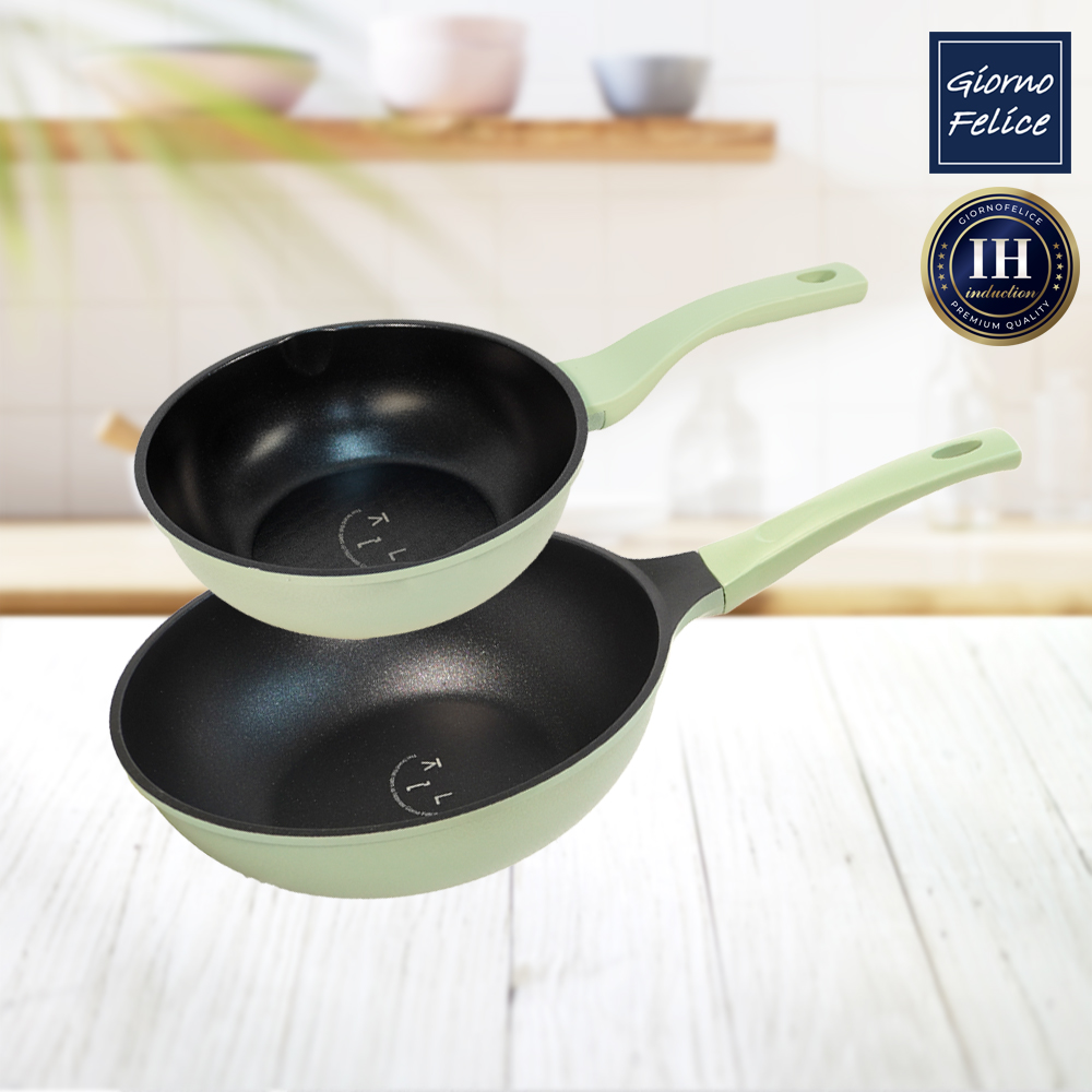 [죠르노펠리체] IH 프레쉬온 웍팬 20cm+26cm