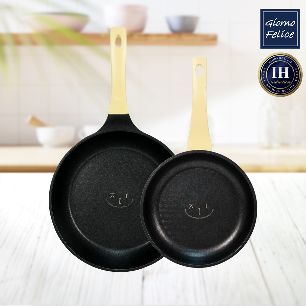 [죠르노펠리체] IH 프레쉬온 프라이팬 20cm+26cm