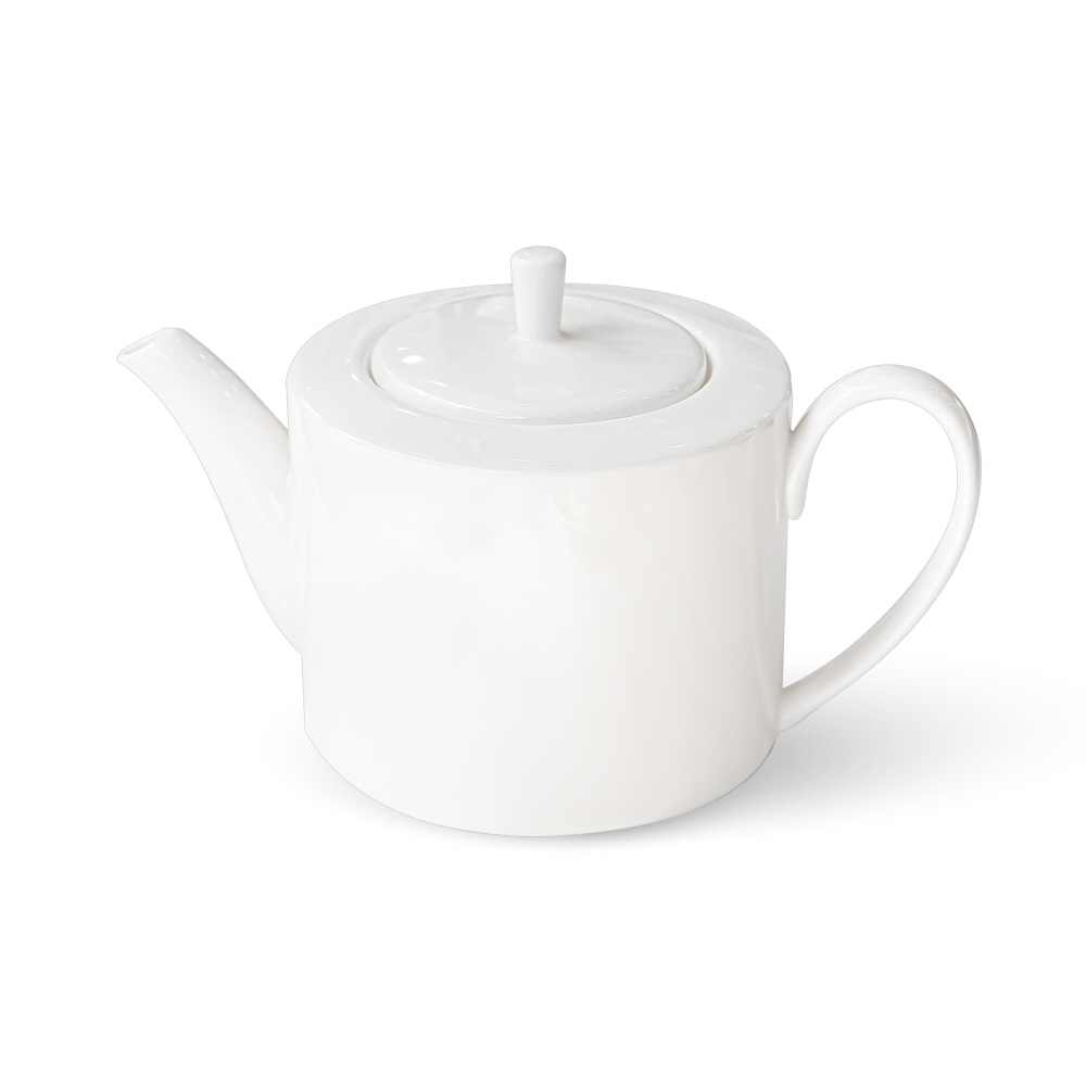 프리미엄 본차이나 티팟/주전자 티타임(화이트) 800ml