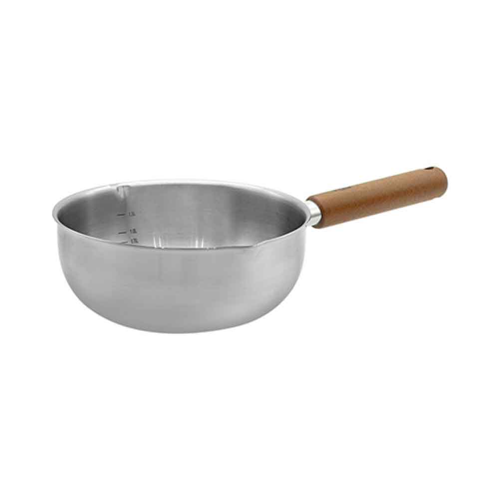 제이비홈 Woody 우디 IH 스텐 멀티 팟 편수냄비 18cm