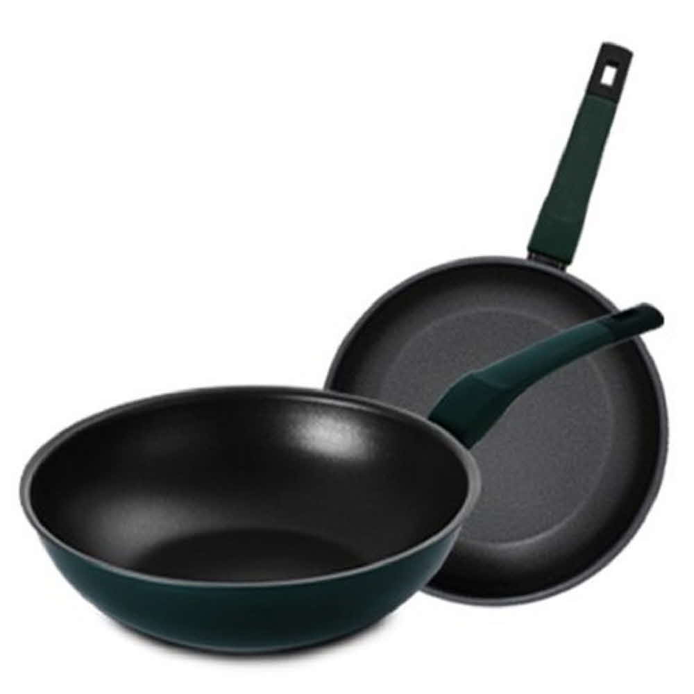 라온까사 쿡마스터 인덕션 프라이팬 + 궁중팬 28cm 2종 세트