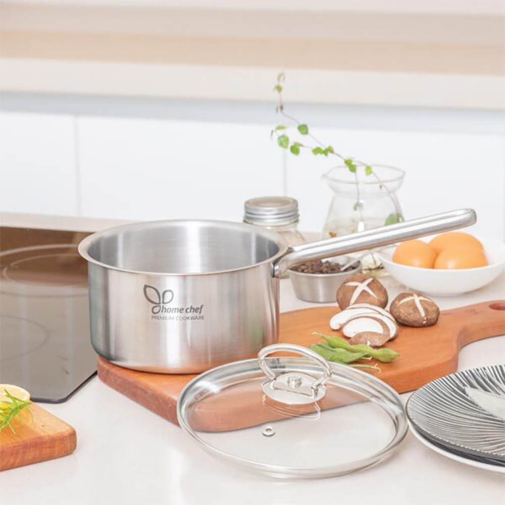 홈셰프 파르페 IH 스텐레스 편수냄비 16cm, hc0716p