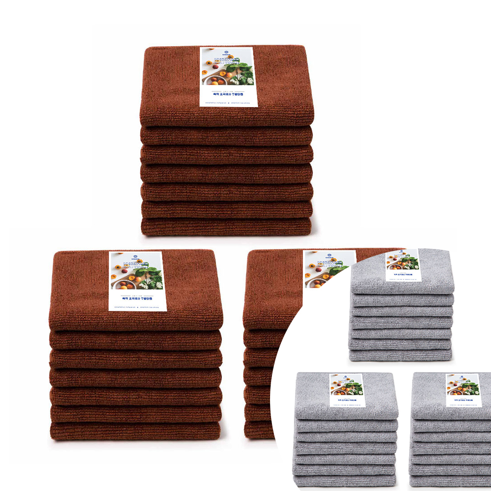 쓱싹 카페행주 중 초극세사 30x45 7개 3세트