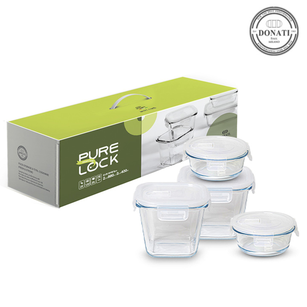 [도나티] 퓨어락 종합 4조 (400ml*2+880ml*2)