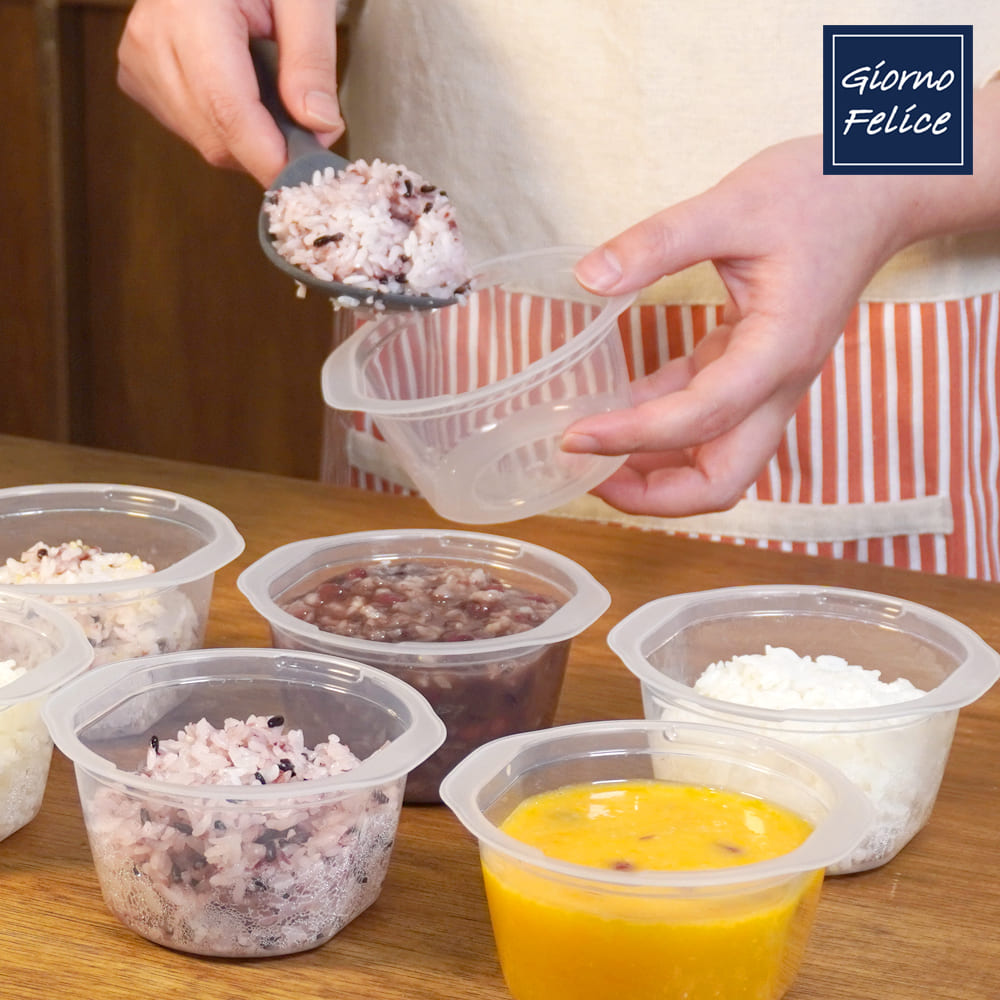 [죠르노펠리체] 이지쿡 밥보관 용기 20개 세트 (네이비,스카이블루/275ml)