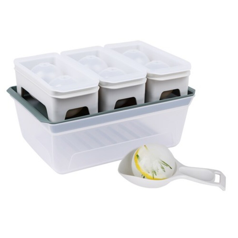 [인콕] 왕얼음틀 3p +컨테이너 + 스쿱 세트