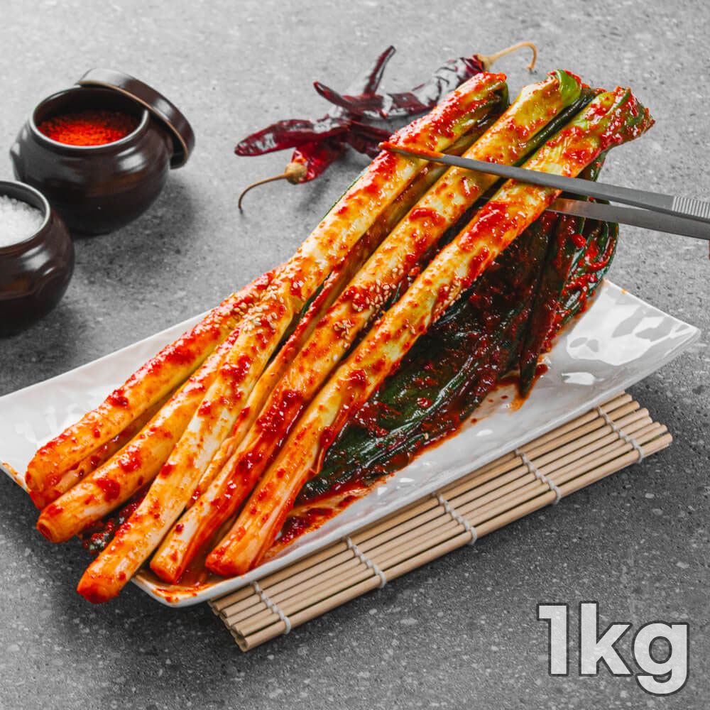국내산 대파 100% 중독되는 매콤달달 별미 대파김치 1kg