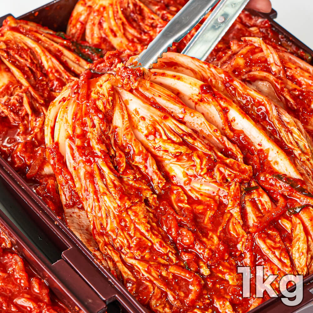 국내산 100% 포기김치 매일 신선하게 담근 전라도 김장김치 1kg