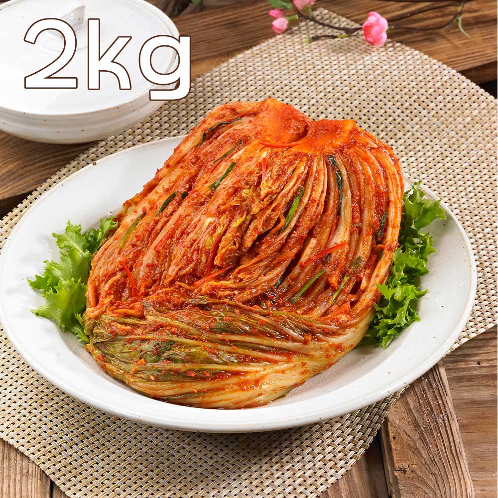 [집밥먹자] 국내산 재료로 만든 배추김치 2Kg