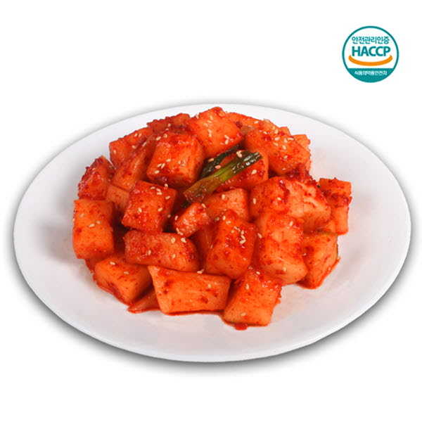 월드푸드챔피언 대상 러블리 전라김치 깍두기 2kg