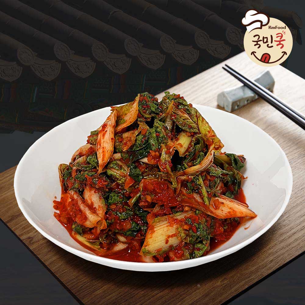 국민쿡 반찬 남도일품 얼갈이겉절이김치 3kg