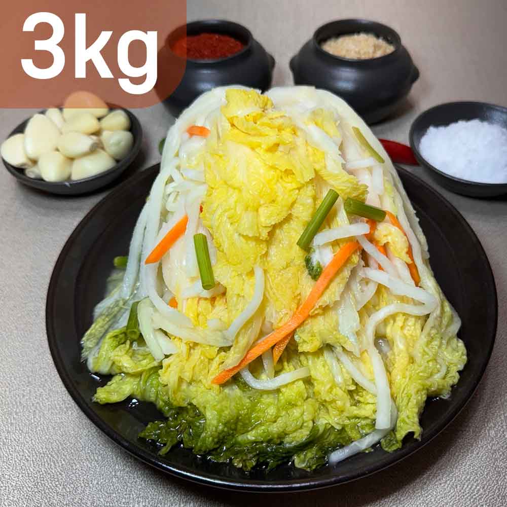 [153김치] 프리미엄 백김치 3kg