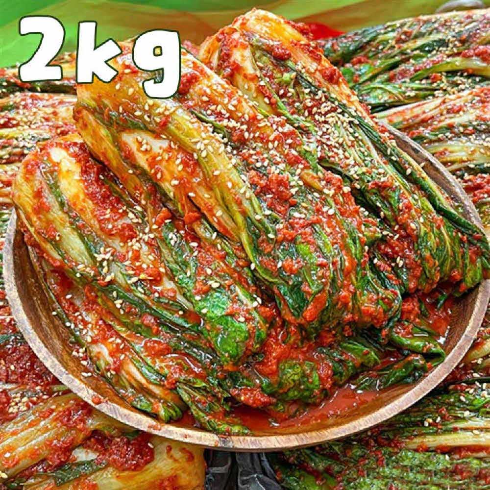 [맛있는집밥] 국산 단배추포기김치(얼갈이) 2kg