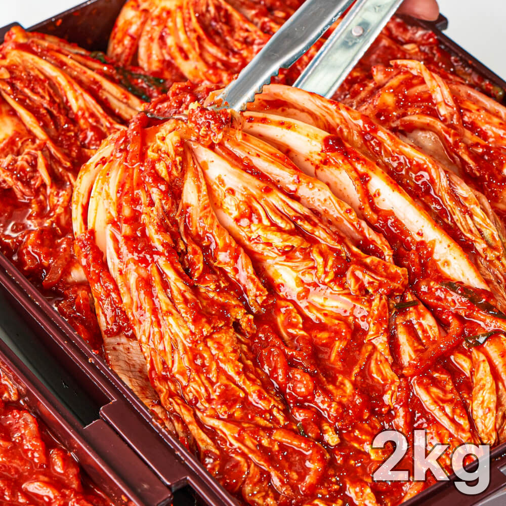 국내산 100% 포기김치 매일 신선하게 담근 전라도 김장김치 2kg