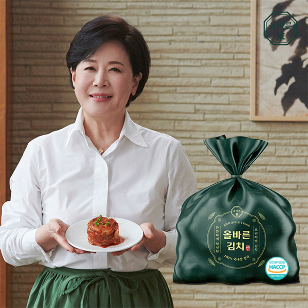 [올바른김치] 100% 국내산 프리미엄 포기김치 3kg