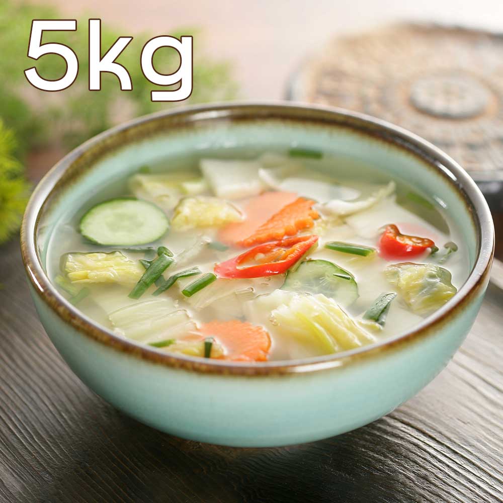 [집밥먹자] 국내산 재료로 만든 나박물김치 5Kg