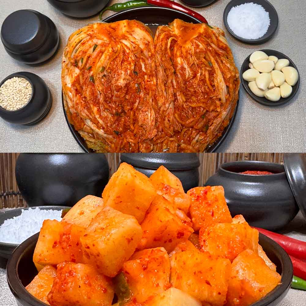 [153김치] 프리미엄 포기김치 3kg+깍두기 2kg