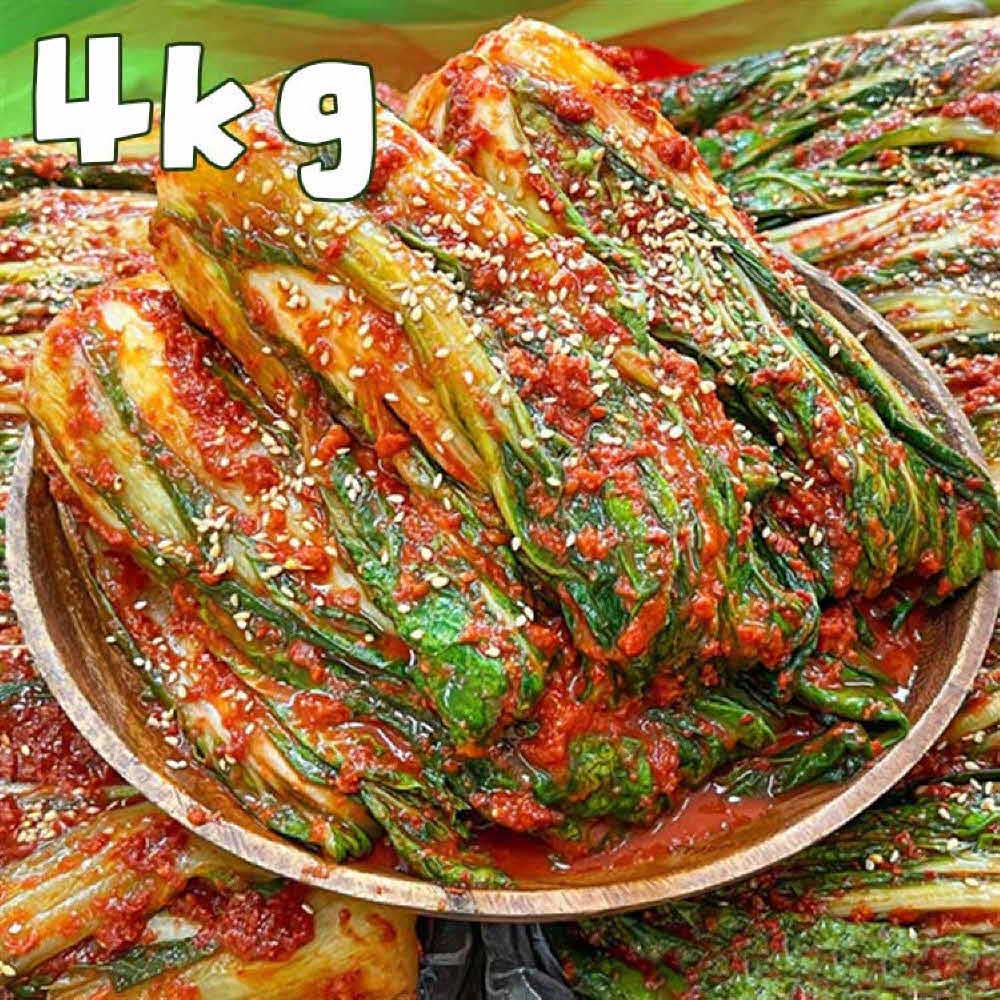 [맛있는집밥] 국산 단배추포기김치(얼갈이) 4kg