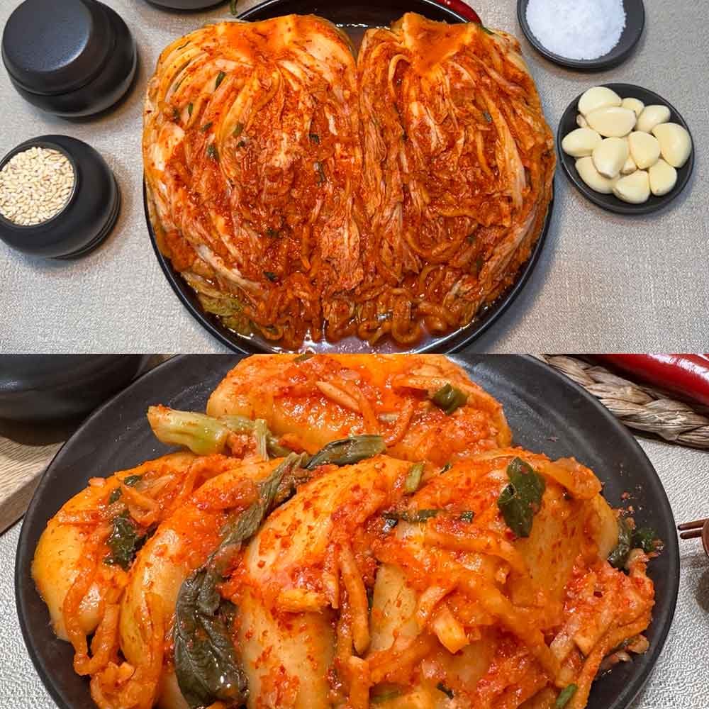 [153김치] 프리미엄 포기김치 3kg+갓석박지3kg