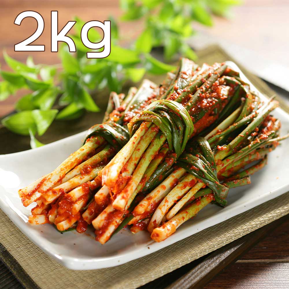 [집밥먹자] 국내산 재료로 만든 파김치 2Kg