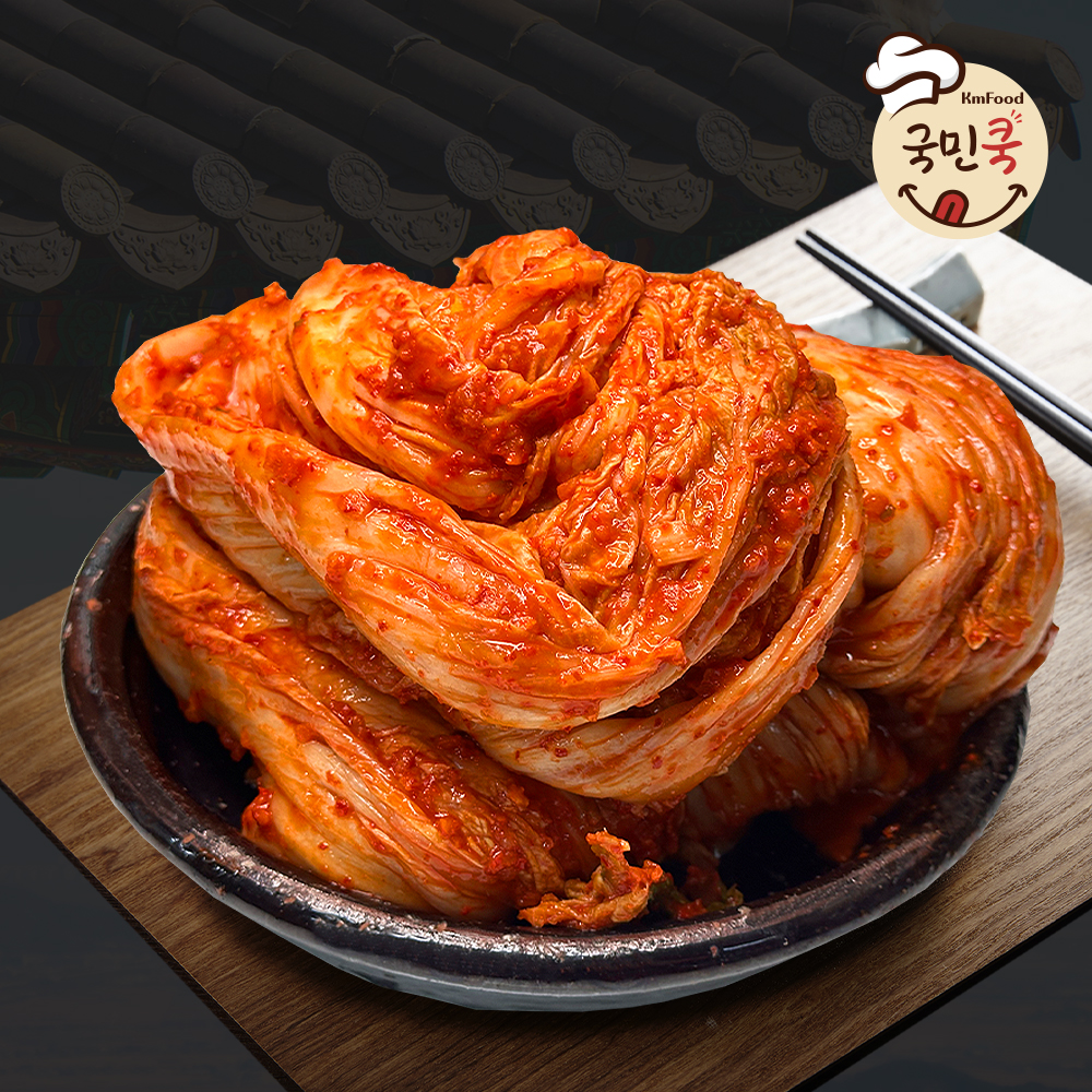 국민쿡 남도일품 포기김치 양념 3kg_(절임배추 3포기용)