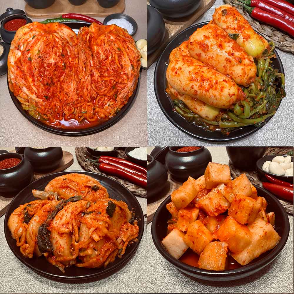[153김치] 프리미엄 포기김치3kg+총각2kg+갓석박지2kg+깍두기2kg