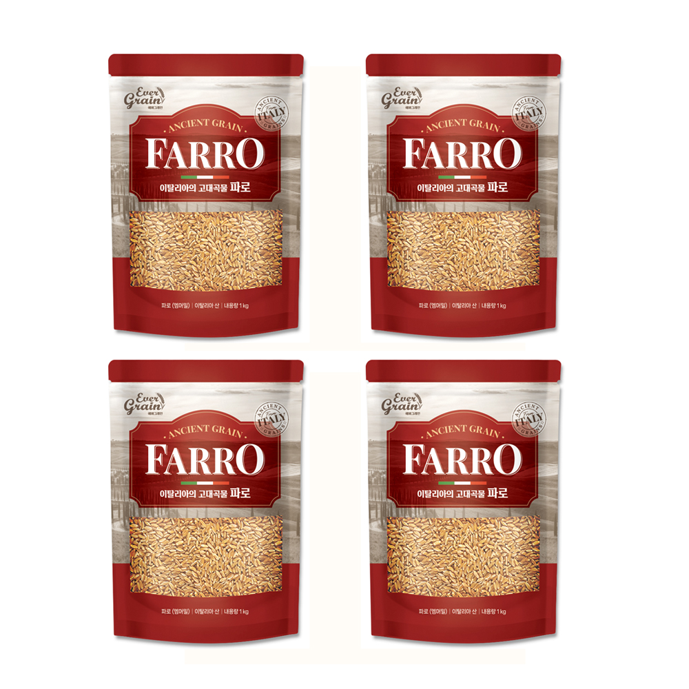 매일 파로 엠머밀 이탈리아 고대곡물 4봉 총4kg